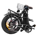 Miniatyrbild 3 av 11: DRVETION CT20 elcykel 10AH batteri, 750W motor, 70 km räckvidd, 25 km/h hastighet, 20*4,0 tums fatdäck, SHIMANO 7 växlad - svart