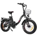 Miniatyrbild 2 av 11: DRVETION CT20 elcykel 20AH batteri, 100 km räckvidd, 750W motor, 25 km/h hastighet, 20*4,0 tums fatdäck, SHIMANO 7 växlad - svart
