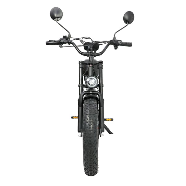 Elmountainbike DUOTTS F20, 750W motor, 52V 27AH batteri, GPS-spårning Bluetooth-app, svart
