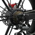 Miniatyrbild 10 av 11: Elmountainbike DUOTTS F20, 750W motor, 52V 27AH batteri, GPS-spårning Bluetooth-app, svart