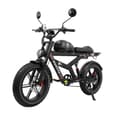 Miniatyrbild 1 av 11: Elmountainbike DUOTTS F20, 750W motor, 52V 27AH batteri, GPS-spårning Bluetooth-app, svart
