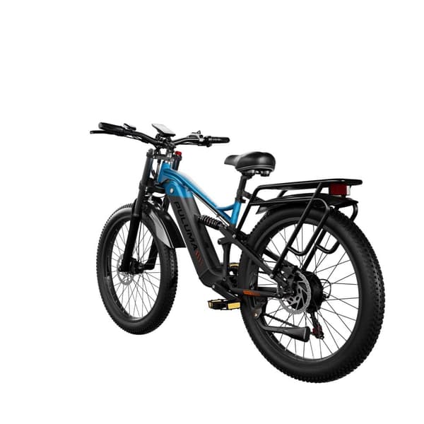 PULUMA PE86 elcykel 20AH batteri, 150 km räckvidd, 1000W motor, 40 km/h hastighet, 26*3,0 tums fatdäck, SHIMANO 7-växlad, hydraulisk skivbroms