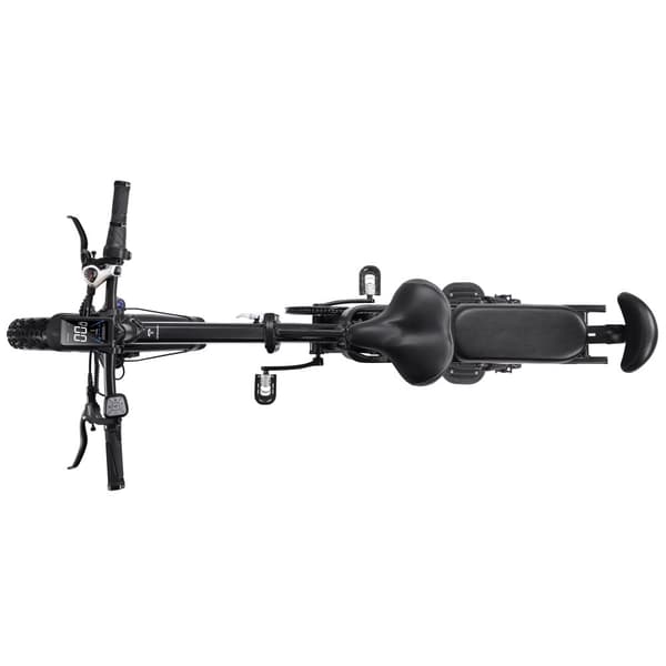 TESWAY X7 Hopfällbar Elcykel 25AH Batteri, 130km Räckvidd, 750W Motor, 20*4.0 Tums Fat Tire, SHIMANO 7-Växel - Svart