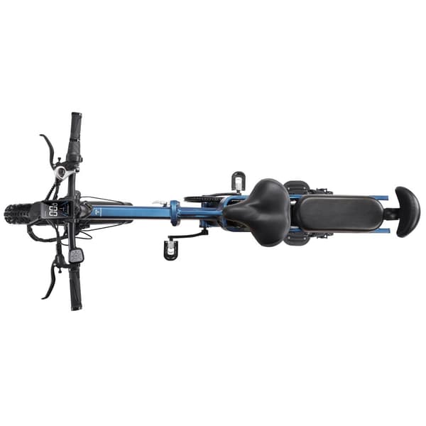 TESWAY X7 Hopfällbar Elcykel 25AH Batteri, 750W Motor, 130km Räckvidd, 20*4.0 Tums Fat Tire, SHIMANO 7-Växel - Blå