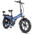 Miniatyrbild 1 av 11: TESWAY X7 Hopfällbar Elcykel 30AH Batteri, 130km Räckvidd, 750W Motor, 20*4.0 Tums Fat Tire, SHIMANO 7-Växel - Blå