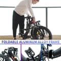 Miniatyrbild 10 av 11: Fafrees F20 Hopfällbar Elcykel 250W Motor, 16AH Batteri, 130km Räckvidd, 20*3.0 Tums Fat Tire, SHIMANO 7-Växel - Röd
