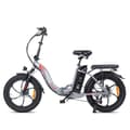 Miniatyrbild 9 av 11: Fafrees F20 Hopfällbar Elcykel 16AH Batteri, 250W Motor, 130km Räckvidd, 20*3.0 Tums Fat Tire, SHIMANO 7-Växel - Grå