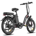 Miniatyrbild 3 av 11: Fafrees F20+ Hopfällbar Elcykel 20AH Batteri, 250W Motor, 90km Räckvidd, 20*3.0 Tums Fat Tire, SHIMANO 7-Växel - Svart