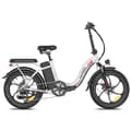 Miniatyrbild 2 av 11: Fafrees F20+ Hopfällbar Elcykel 250W Motor, 20AH Batteri, 90km Räckvidd, 20*3.0 Tums Fat Tire, SHIMANO 7-Växel - Vit