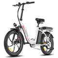 Miniatyrbild 1 av 11: Fafrees F20+ Hopfällbar Elcykel 250W Motor, 20AH Batteri, 90km Räckvidd, 20*3.0 Tums Fat Tire, SHIMANO 7-Växel - Vit