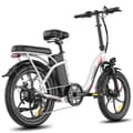 Miniatyrbild 3 av 11: Fafrees F20+ Hopfällbar Elcykel 20AH Batteri, 90km Räckvidd, 250W Motor, 20*3.0 Tums Fat Tire, SHIMANO 7-Växel - Vit