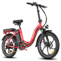 Miniatyrbild 1 av 11: Fafrees F20+ Hopfällbar Elcykel 20AH Batteri, 90km Räckvidd, 250W Motor, 20*3.0 Tums Fat Tire, SHIMANO 7-Växel - Röd