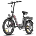 Miniatyrbild 1 av 11: Fafrees F20+ Hopfällbar Elcykel 20AH Batteri, 250W Motor, 90km Räckvidd, 20*3.0 Tums Fat Tire, SHIMANO 7-Växel - Grå