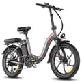 Miniatyrbild 1 av 11: Fafrees F20+ Hopfällbar Elcykel 20AH Batteri, 250W Motor, 90km Räckvidd, 20*3.0 Tums Fat Tire, SHIMANO 7-Växel - Grå