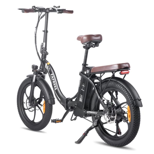 Fafrees F20 Pro hopfällbar elcykel 18AH batteri, 250W motor, 150km räckvidd, 20*3.0 tums fatdäck, SHIMANO 7-växlad -Svart