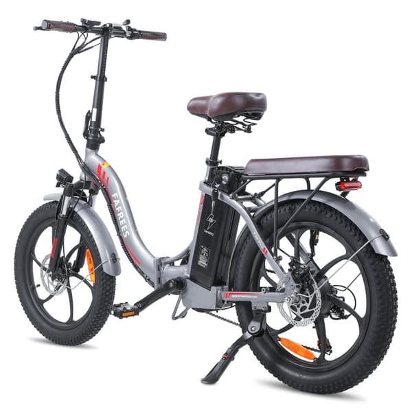 Fafrees F20 Pro hopfällbar elcykel 250W motor, 18AH batteri, 150km räckvidd, 20*3.0 tums fatdäck, SHIMANO 7-växlad -Grå pistol