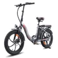 Miniatyrbild 1 av 11: Fafrees F20 Pro hopfällbar elcykel 250W motor, 18AH batteri, 150km räckvidd, 20*3.0 tums fatdäck, SHIMANO 7-växlad -Grå pistol