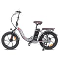 Miniatyrbild 1 av 11: Fafrees F20 Pro hopfällbar elcykel 18AH batteri, 150km räckvidd, 250W motor, 20*3.0 tums fatdäck, SHIMANO 7-växlad -Grå pistol