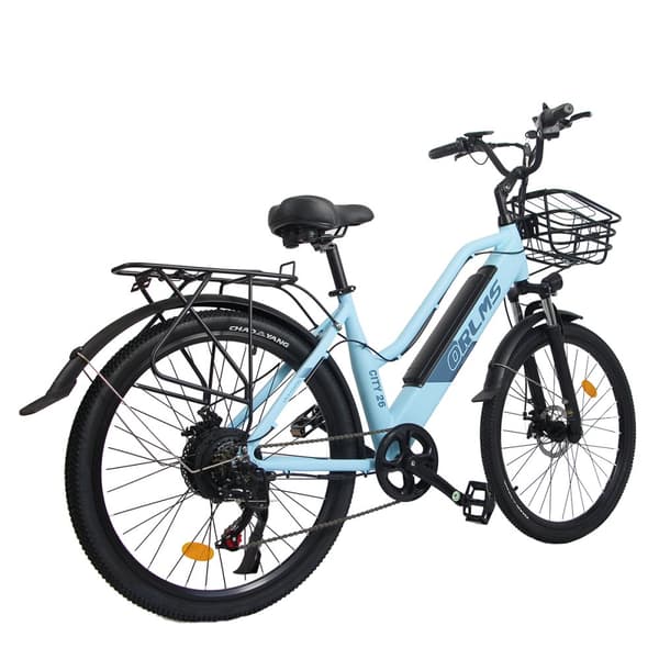 Kaupunkisähköpyörä Orlms City26 500 W moottori, 48 V 15 Ah akku, naisille
