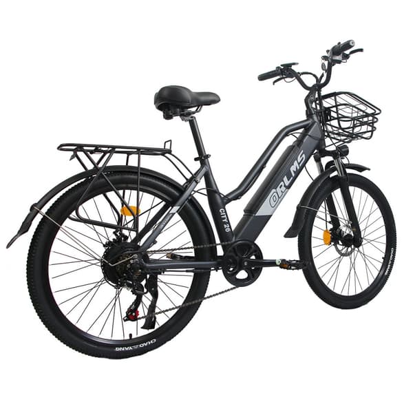 Kaupunkisähköpyörä Orlms City26 500 W moottori, 48 V 15 Ah akku, naisille