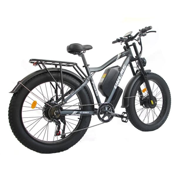 Sähkömaastopyörä Orlms MX500, 2 x 1000 W moottori, 52 V 25 Ah akku, 26", täysjousitus