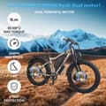 Pikkukuva 8 / 9: Sähkömaastopyörä Orlms MX500, 2 x 1000 W moottori, 52 V 25 Ah akku, 26", täysjousitus