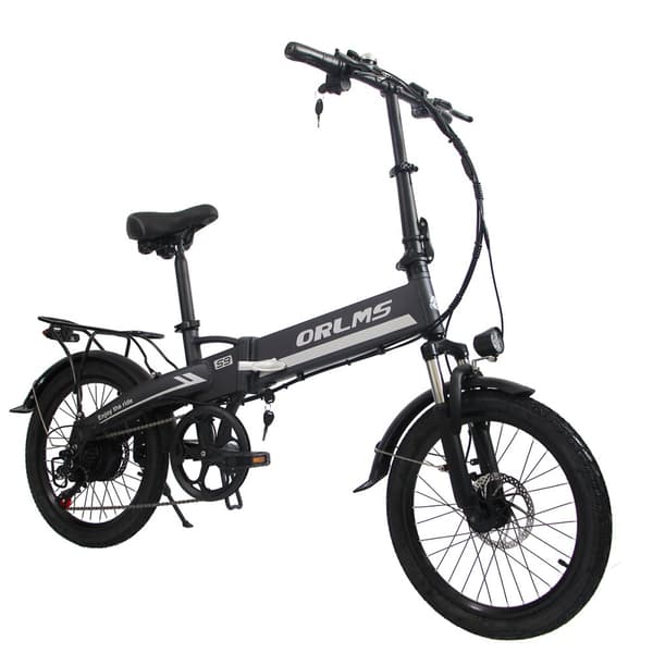Hopfällbar elcykel ORLMS S9, 500W motor, 48V 13Ah batteri, 20" pendlarelcykel