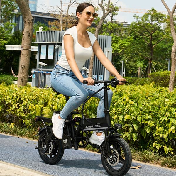 Hopfällbar elcykel ORLMS S9, 500W motor, 48V 13Ah batteri, 20" pendlarelcykel