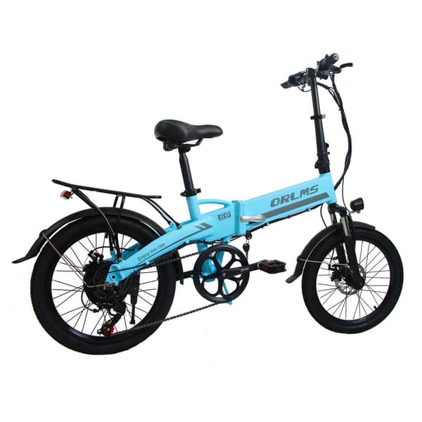 Hopfällbar elcykel ORLMS S9, 500W motor, 48V 13Ah batteri, 20" pendlarelcykel