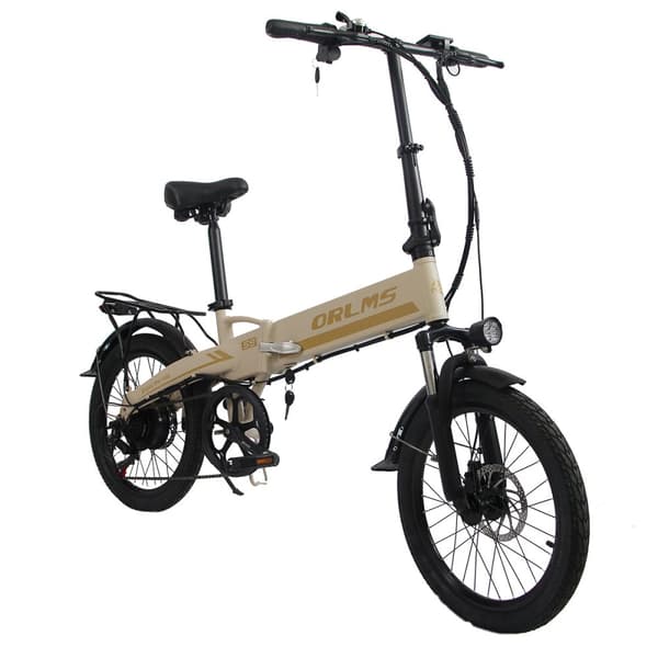 Hopfällbar elcykel ORLMS S9, 500W motor, 48V 13Ah batteri, 20" pendlarelcykel