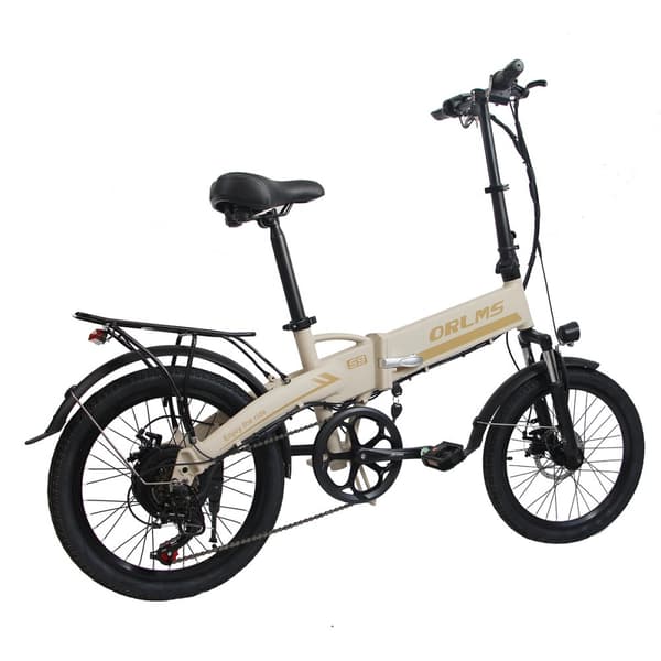 Hopfällbar elcykel ORLMS S9, 500W motor, 48V 13Ah batteri, 20" pendlarelcykel