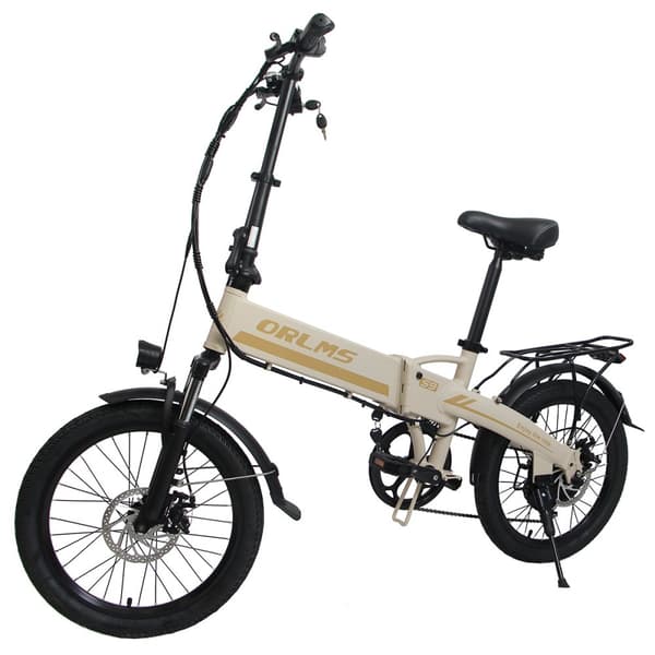 Hopfällbar elcykel ORLMS S9, 500W motor, 48V 13Ah batteri, 20" pendlarelcykel