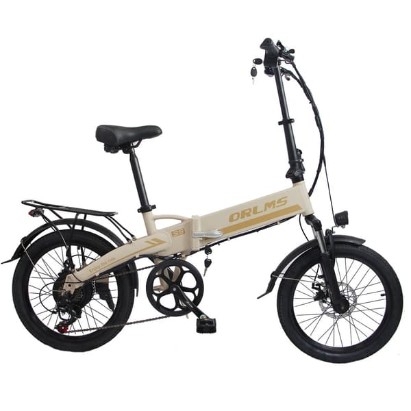 Hopfällbar elcykel ORLMS S9, 500W motor, 48V 13Ah batteri, 20" pendlarelcykel