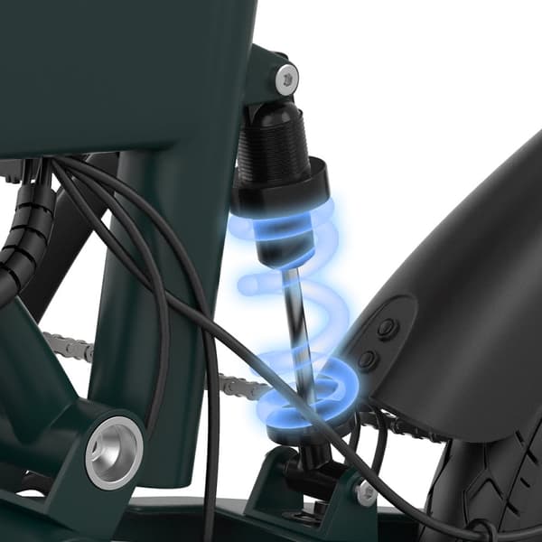 ESKUTE F200 14" Mini Hopfällbar Elcykel 250W Motor 36V 7.8Ah Batteri