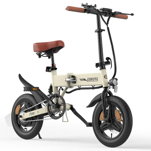 ESKUTE F200 14" Mini Hopfällbar Elcykel 250W Motor 36V 7.8Ah Batteri