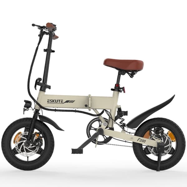 ESKUTE F200 14" Mini Hopfällbar Elcykel 250W Motor 36V 7.8Ah Batteri