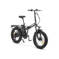 Miniatyrbild 2 av 2: Nilox hopfällbar elcykel 250W 70 km räckvidd 20? 6 växlar LCD Stål Svart