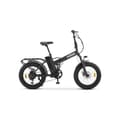 Miniatyrbild 1 av 2: Nilox hopfällbar elcykel 250W 70 km räckvidd 20? 6 växlar LCD Stål Svart