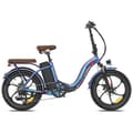 Miniatyrbild 2 av 11: Fafrees F20+ Pro hopfällbar elcykel 22,5AH batteri, 250W motor, 100 km räckvidd, 20*3,0 tums fatdäck, SHIMANO 7-växlad -blå