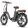 Miniatyrbild 3 av 11: Fafrees F20+ Pro hopfällbar elcykel 22,5AH batteri, 100 km räckvidd, 250W motor, 20*3,0 tums fatdäck, SHIMANO 7-växlad -svart