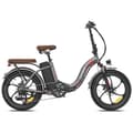 Miniatyrbild 2 av 11: Fafrees F20+ Pro hopfällbar elcykel 250W motor, 22,5AH batteri, 100 km räckvidd, 20*3,0 tums fatdäck, SHIMANO 7-växlad -grå