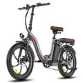 Miniatyrbild 1 av 11: Fafrees F20+ Pro hopfällbar elcykel 250W motor, 22,5AH batteri, 100 km räckvidd, 20*3,0 tums fatdäck, SHIMANO 7-växlad -grå