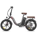 Miniatyrbild 1 av 11: Fafrees F20+ Pro hopfällbar elcykel 22,5AH batteri, 100 km räckvidd, 250W motor, 20*3,0 tums fatdäck, SHIMANO 7-växlad -grå