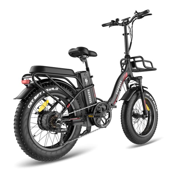 Fafrees F20 Max hopfällbar elcykel 22,5AH batteri, 500W motor, 160 km räckvidd, 20*4,0 tums fatdäck, SHIMANO 7-växlad