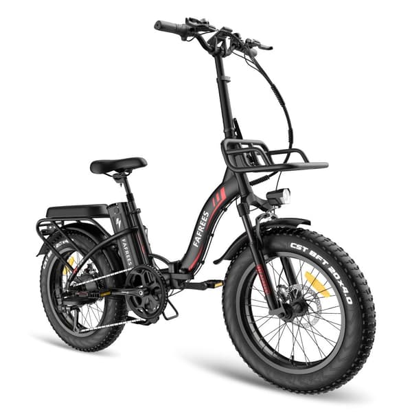 Fafrees F20 Max hopfällbar elcykel 22,5AH batteri, 500W motor, 160 km räckvidd, 20*4,0 tums fatdäck, SHIMANO 7-växlad
