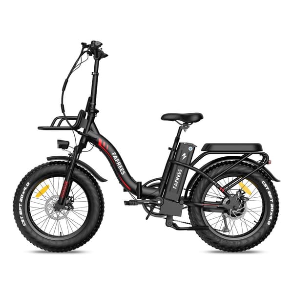 Fafrees F20 Max hopfällbar elcykel 22,5AH batteri, 500W motor, 160 km räckvidd, 20*4,0 tums fatdäck, SHIMANO 7-växlad