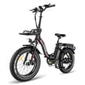 Miniatyrbild 1 av 11: Fafrees F20 Max hopfällbar elcykel 22,5AH batteri, 160 km räckvidd, 500W motor, 20*4,0 tums fatdäck, SHIMANO 7-växlad