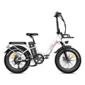 Miniatyrbild 2 av 11: Fafrees F20 Max hopfällbar elcykel 22,5AH batteri, 160 km räckvidd, 500W motor, 20*4,0 tums fatdäck, SHIMANO 7-växlad -vit