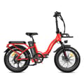Miniatyrbild 2 av 11: Fafrees F20 Max hopfällbar elcykel 22,5AH batteri, 160 km räckvidd, 500W motor, 20*4,0 tums fatdäck, SHIMANO 7-växlad -röd