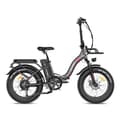 Miniatyrbild 2 av 11: Fafrees F20 Max hopfällbar elcykel 22,5AH batteri, 160 km räckvidd, 500W motor, 20*4,0 tums fatdäck, SHIMANO 7-växlad -grå